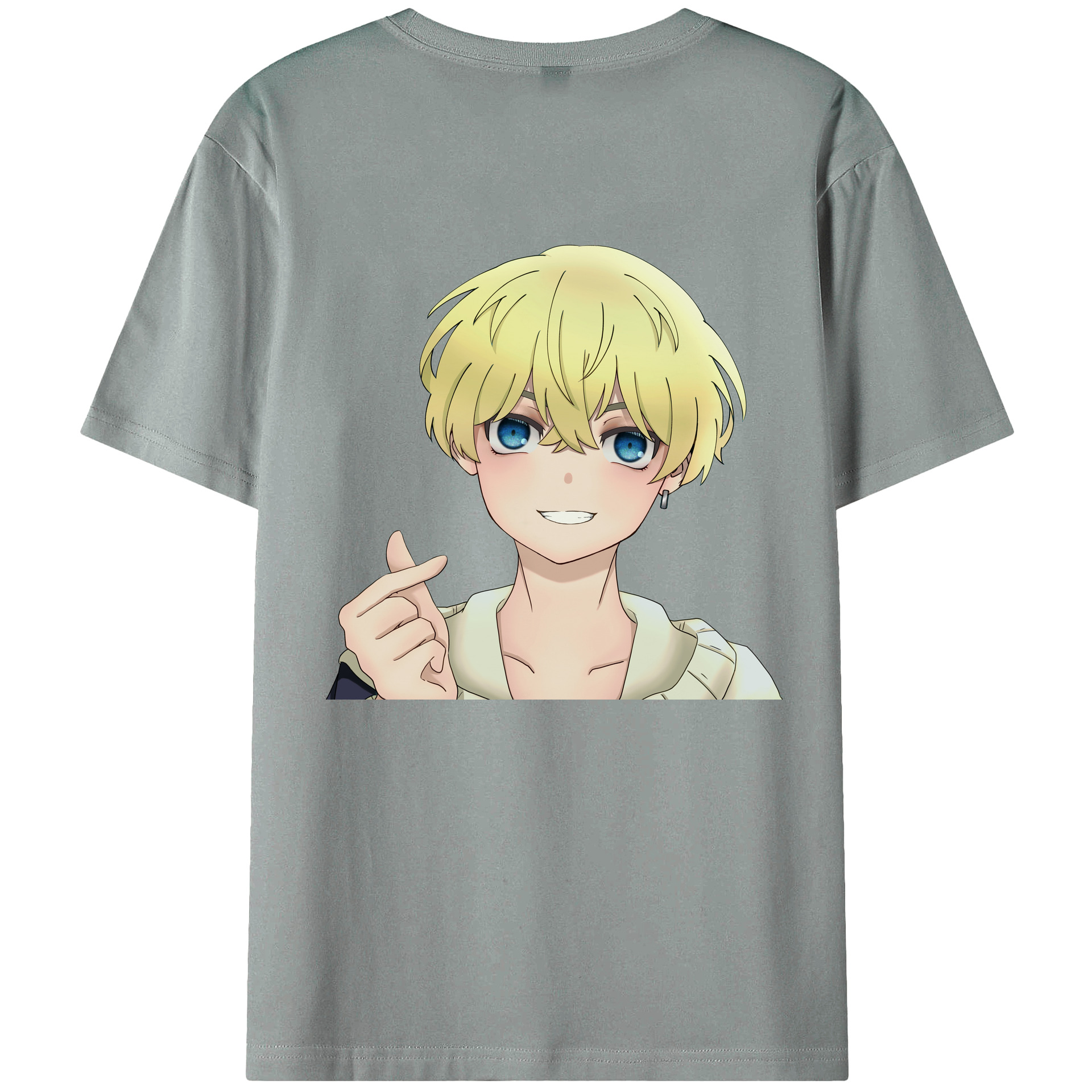 （画像用） 東京リベンジャーズ Tokyo Revengers 綿100％ メンズ半袖Tシャツ（バックプリント） 通気性